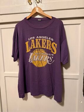 Los Angeles Lakers Purple Graphic Tee